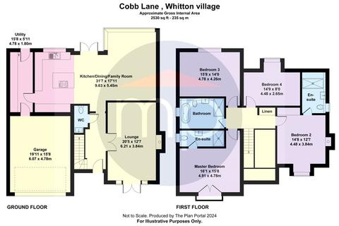 4 bedroom detached house for sale, Cobb Lane, Whitton Village