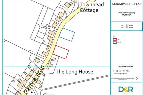 Plot for sale, Dunsyre Road, Newbigging, Lanarkshire, ML11