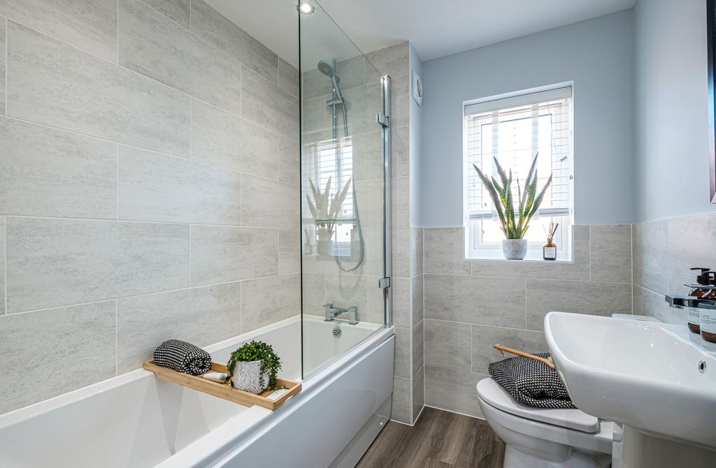 Interior view of the bathroom in our 4 bed...