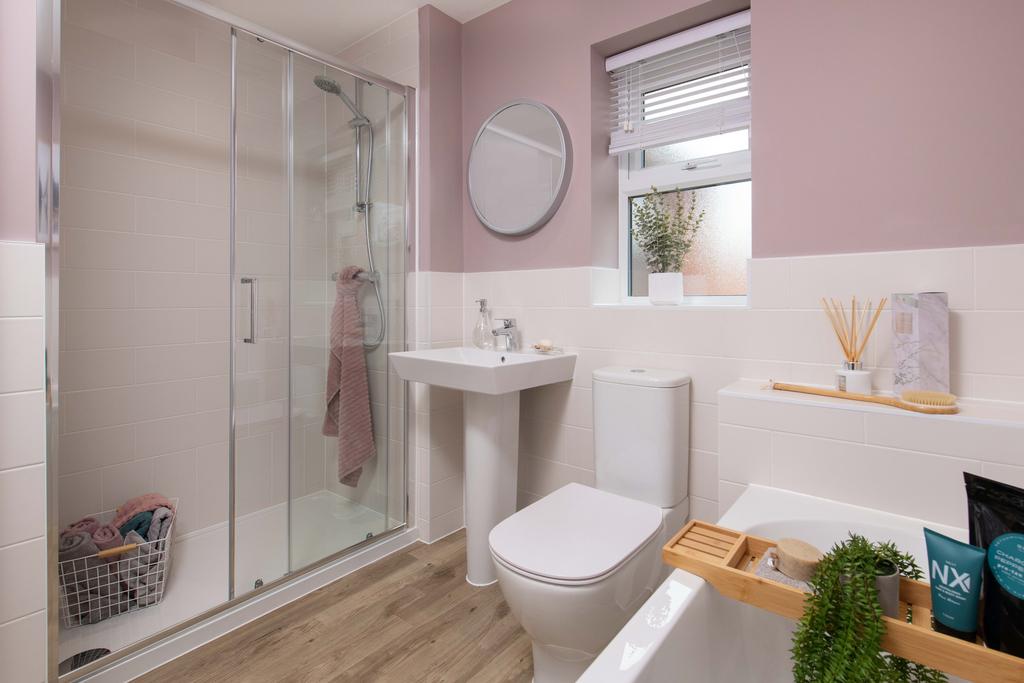 Bathroom in a modern detached home