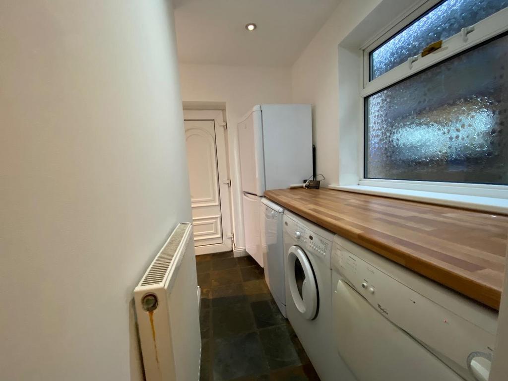 Utility room with shower