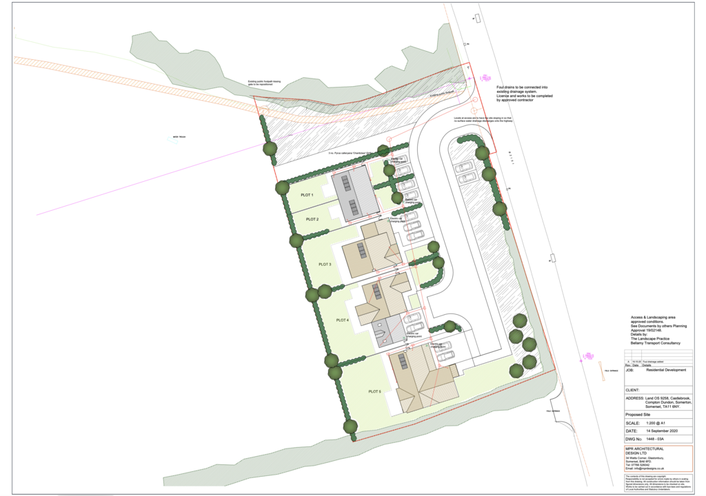 Proposed site plan (Sc)