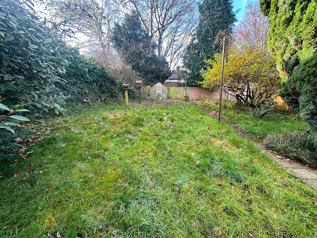 Rear garden