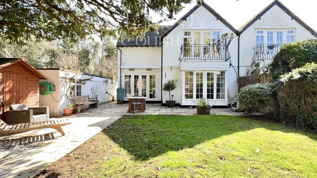 Rear of property