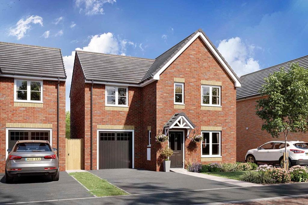 The three bedroom Amersham at Raveloe Gardens