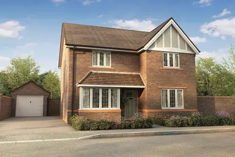 4 bedroom detached house for sale, Plot 451 at Bloor Homes On the Green, Cherry Square, Off Winchester Road RG23