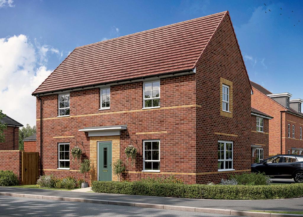 CGI exterior view of our 3 bed Martham home