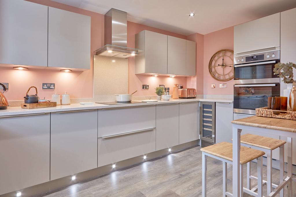 Modern kitchen in the Woodcote 4 bedroom home