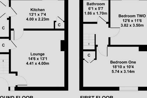 2 bedroom terraced house to rent, Tweed Street, Coatbridge ML5