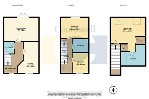 3 bedroom end of terrace house for sale, Cheviot Gardens, Oakridge Park