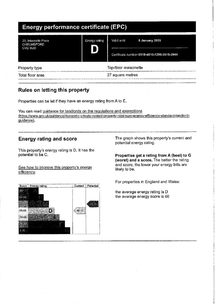 EPC Certificate