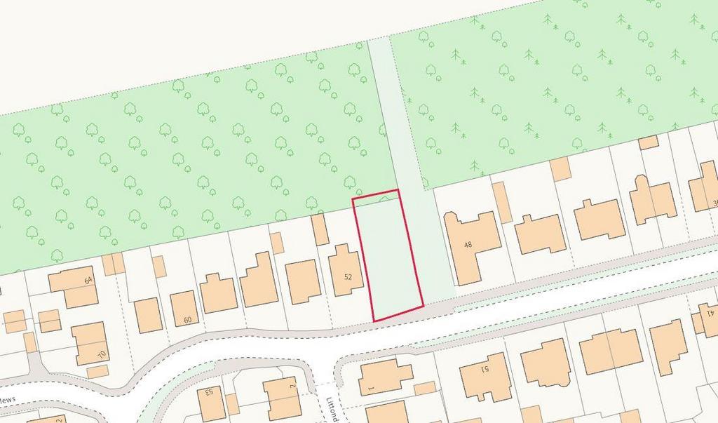 Airedale Drive, Bridlington plot red line boundary