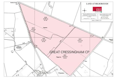 Land for sale, Swaffham Road, Hilborough, Nr Swaffham, Norfolk