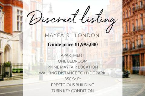 1 bedroom apartment for sale, Mayfair, London W1K