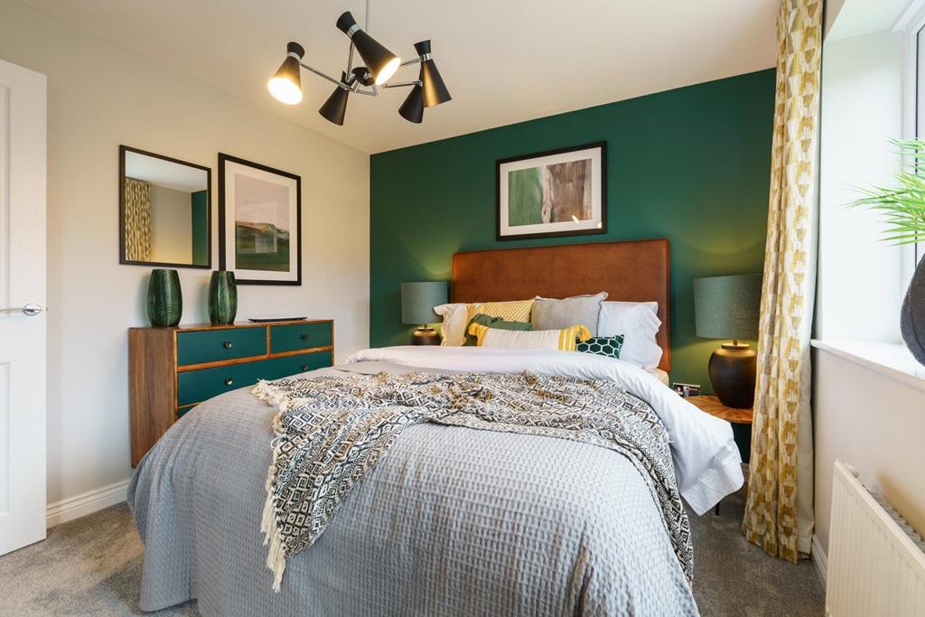 Second double bedroom is perfect for guests to...