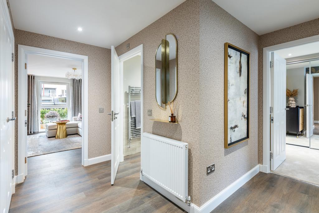 Hallway in 3 bedroom apartment
