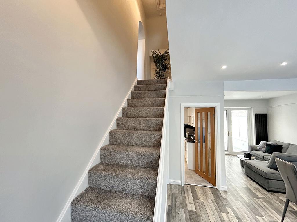 Stairs to first floor landing