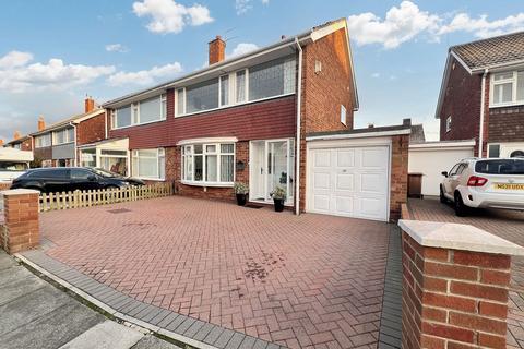 3 bedroom semi-detached house for sale, Malvern Road, Preston Grange, North Shields, Tyne and Wear, NE29 9EF