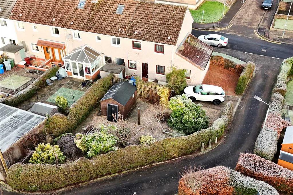 Aerial Garden Shot