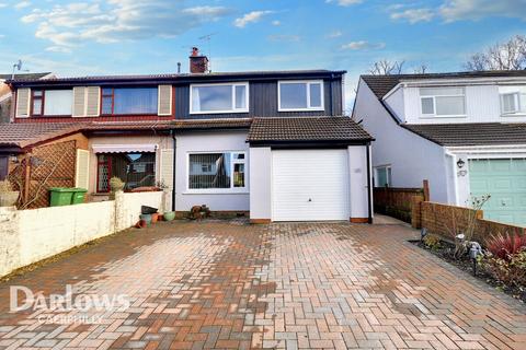 3 bedroom semi-detached house for sale, Elgar Close, Caerphilly