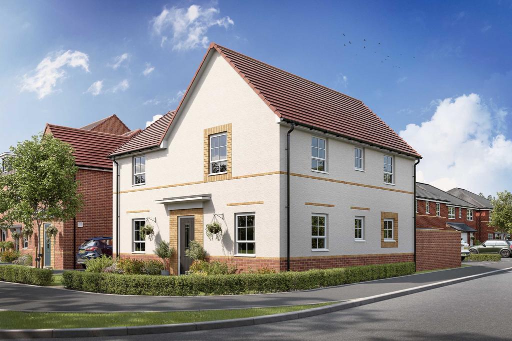 Exterior CGI view of our Allerthorpe home