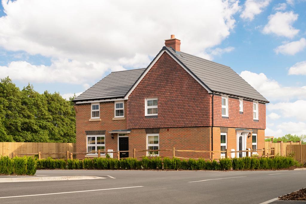 External street scene image of the hadley 3 bed...