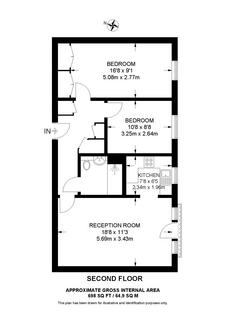 2 bedroom apartment for sale, Golden Court, Isleworth, Middlesex, TW7