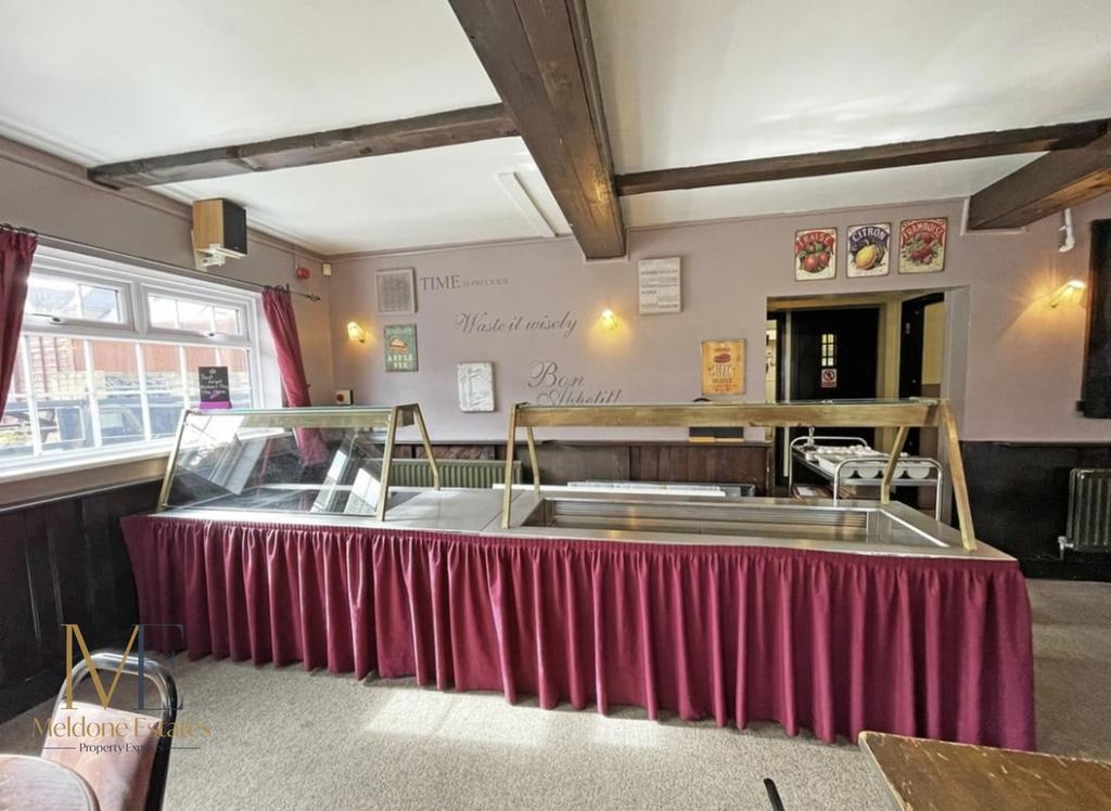 Food serving area