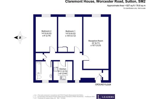 2 bedroom apartment for sale, Worcester Road, Sutton