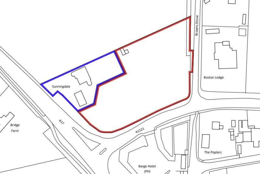 Planning image 2 - Location marked in RED