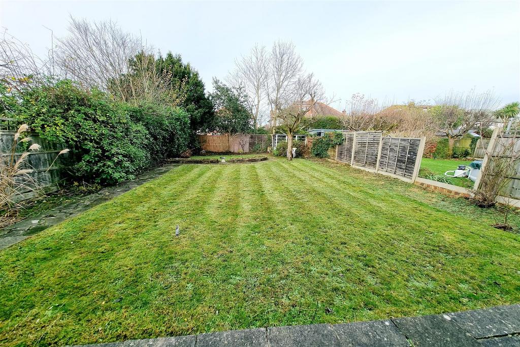 Rear garden: