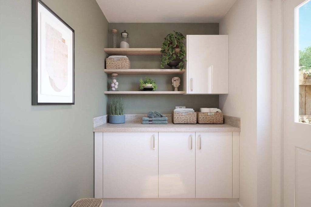 Useful utility room for additional storage