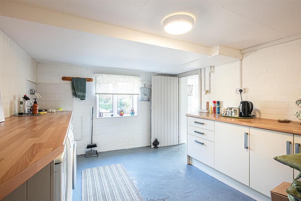 Basement utility room