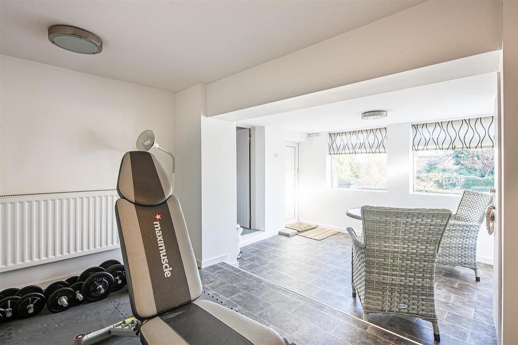 Basement garden room