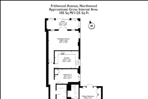 2 bedroom flat to rent, Frithwood Avenue, Northwood HA6