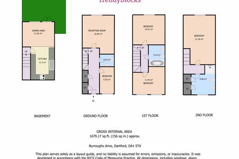 4 bedroom semi-detached house for sale, Burroughs Drive, Dartford DA1