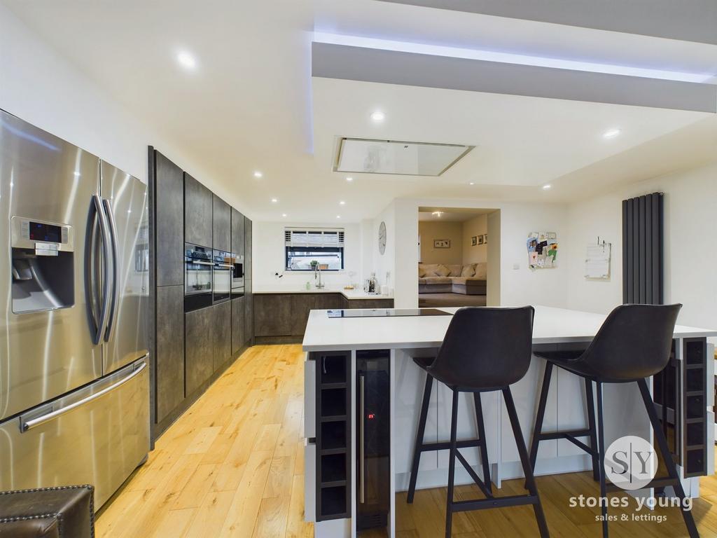 Open Extended Living Dining Kitchen