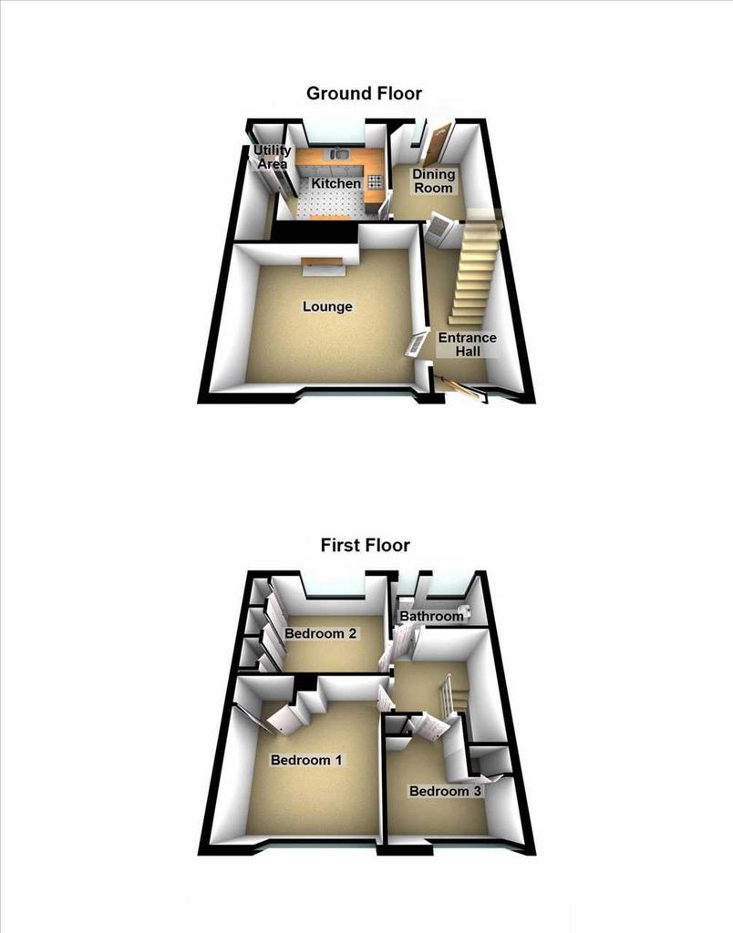 Bedroom 1: