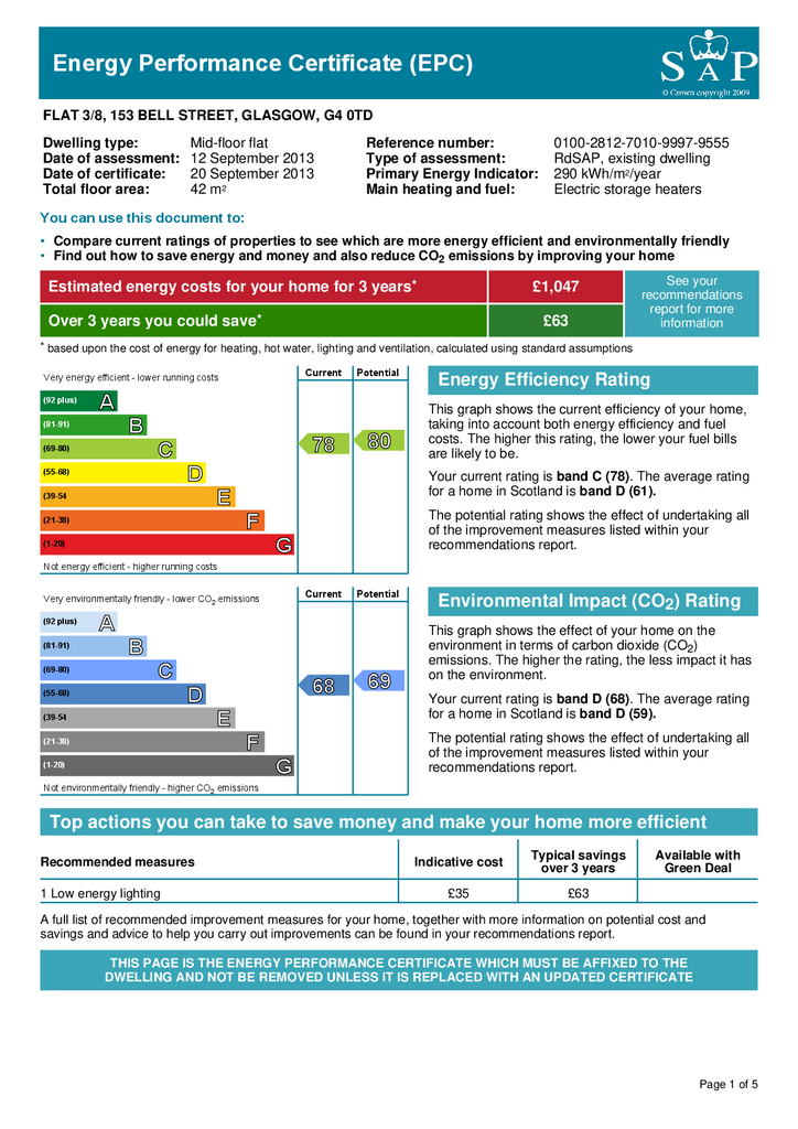 EPC Certificate