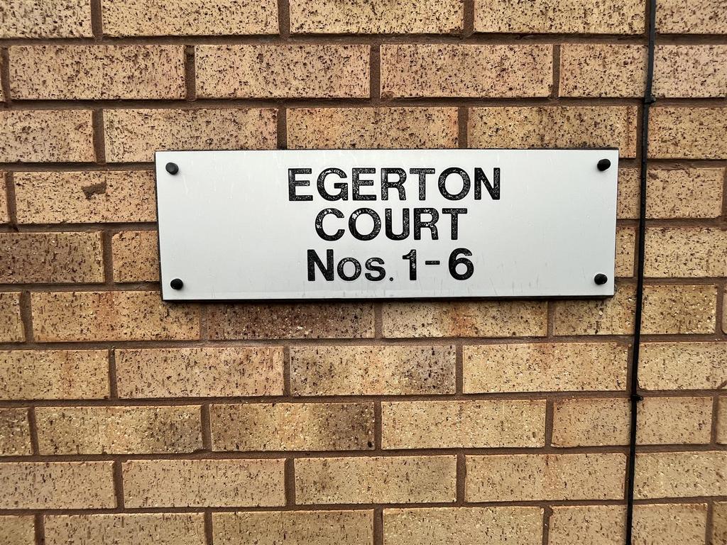 Egerton Court Sign