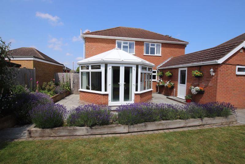 Rear of property