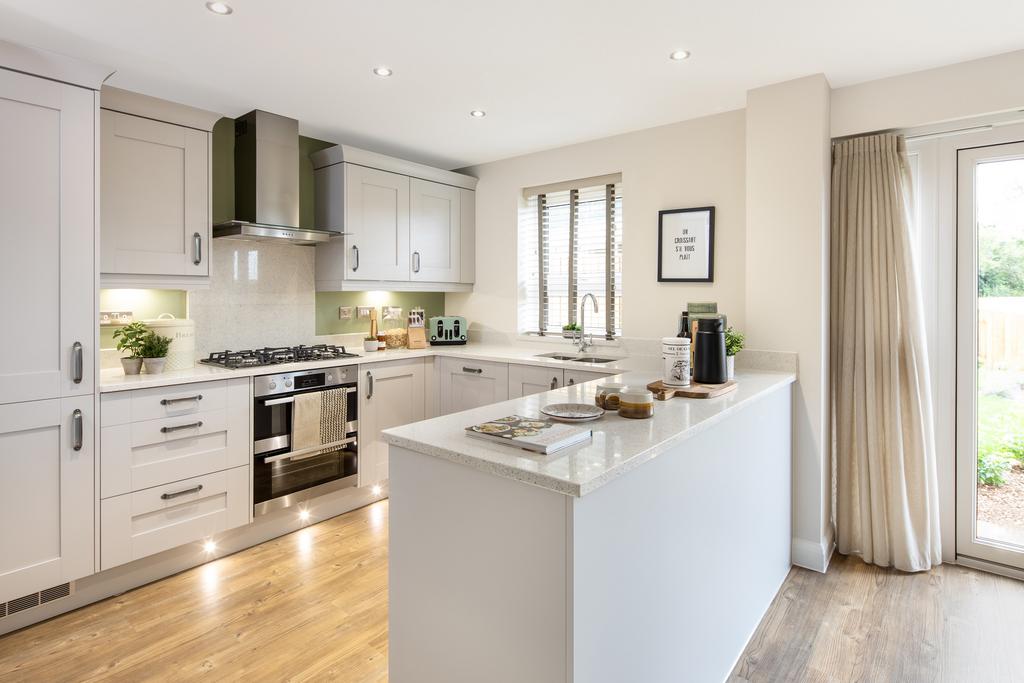 Open plan kitchen in the Radleigh 4 bedroom home