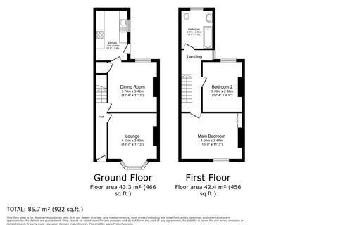 2 bedroom terraced house for sale, Lanehouse Road, Thornaby, Stockton-on-Tees, Durham, TS17 8AF