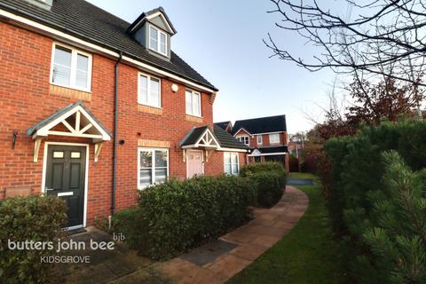 3 bedroom end of terrace house for sale, Bullhurst Close, Talke, ST7