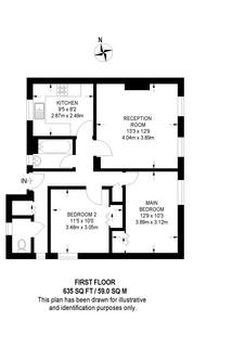 2 bedroom flat for sale, 20 Kinsey House, Kingswood Estate, London, SE21