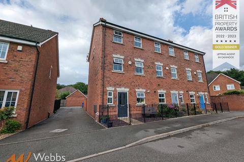 4 bedroom end of terrace house to rent, Nuthatch Close, Cannock WS11