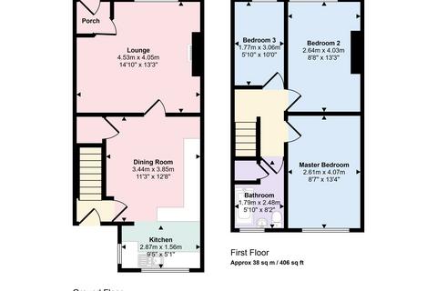 3 bedroom terraced house for sale, Ridley Street, Cramlington, Northumberland, NE23 6RH