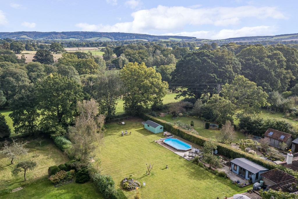 Aerial View of Garden