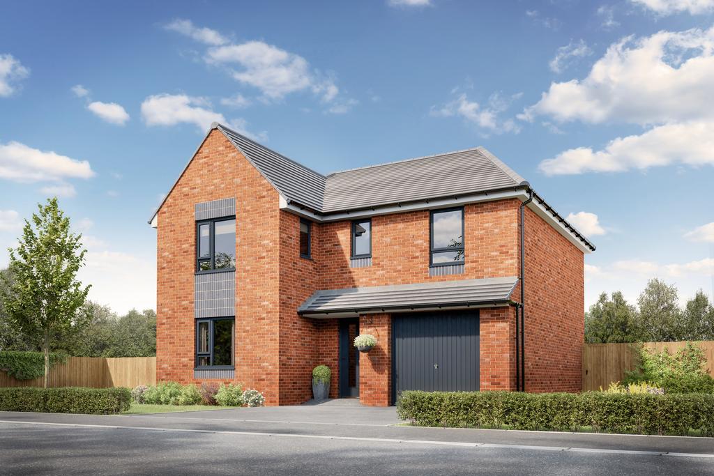 External CGI of the Hale 4 bed home