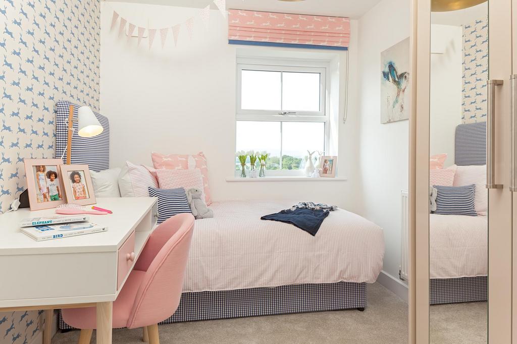 Bedroom in the Hadley 3 bedroom home